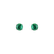 Náušnice se smaragdem Orbs2