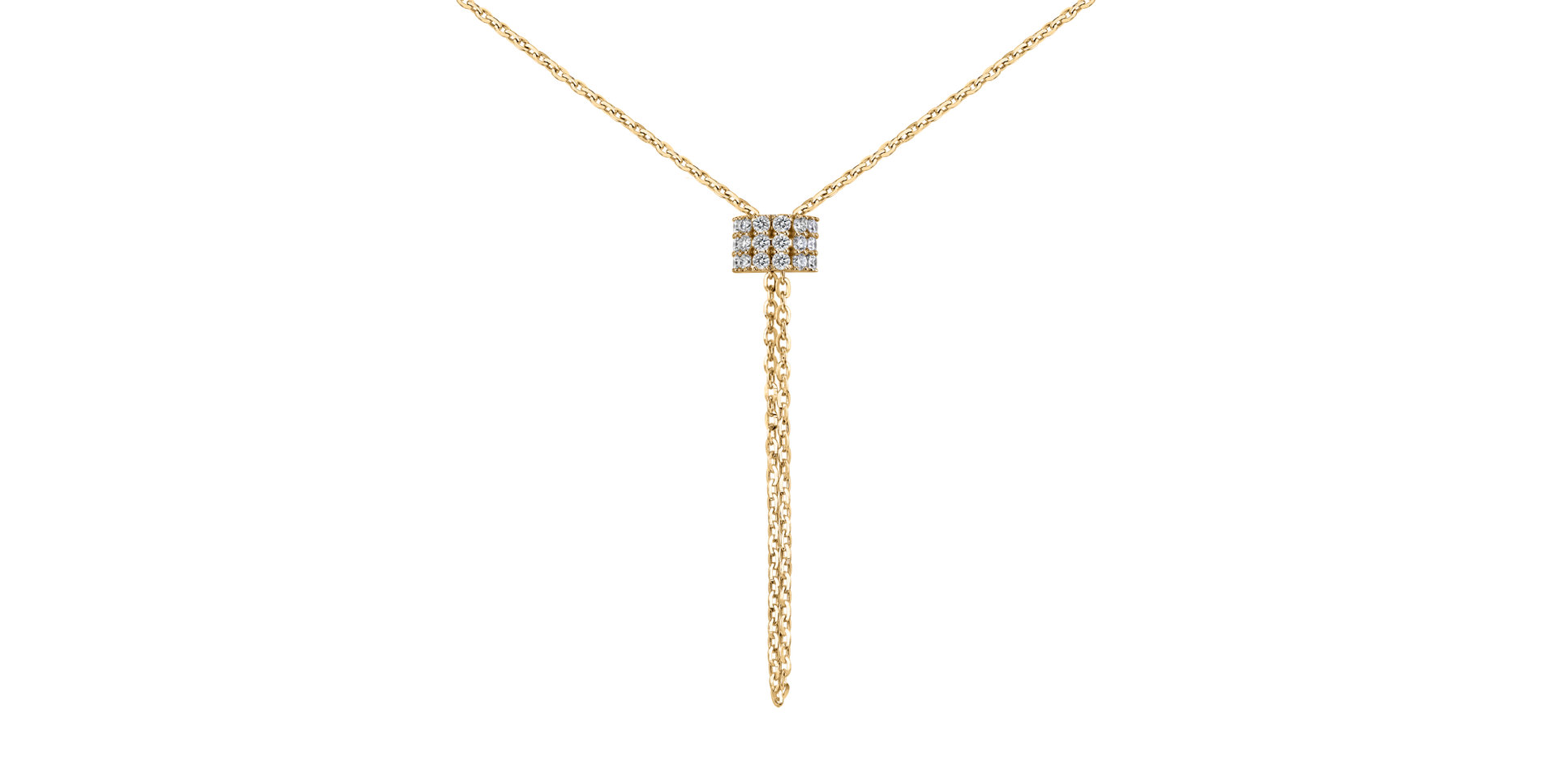 Náhrdelník s diamanty Izel