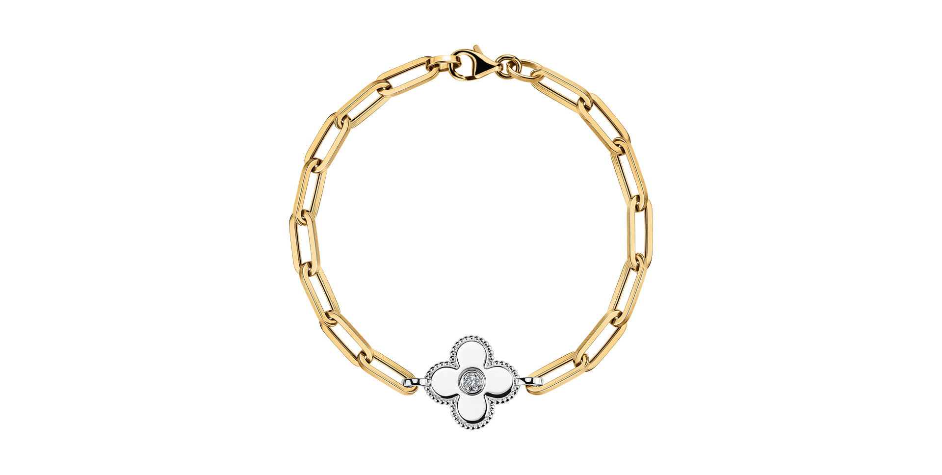 Náramek s diamantem Lucky Chick