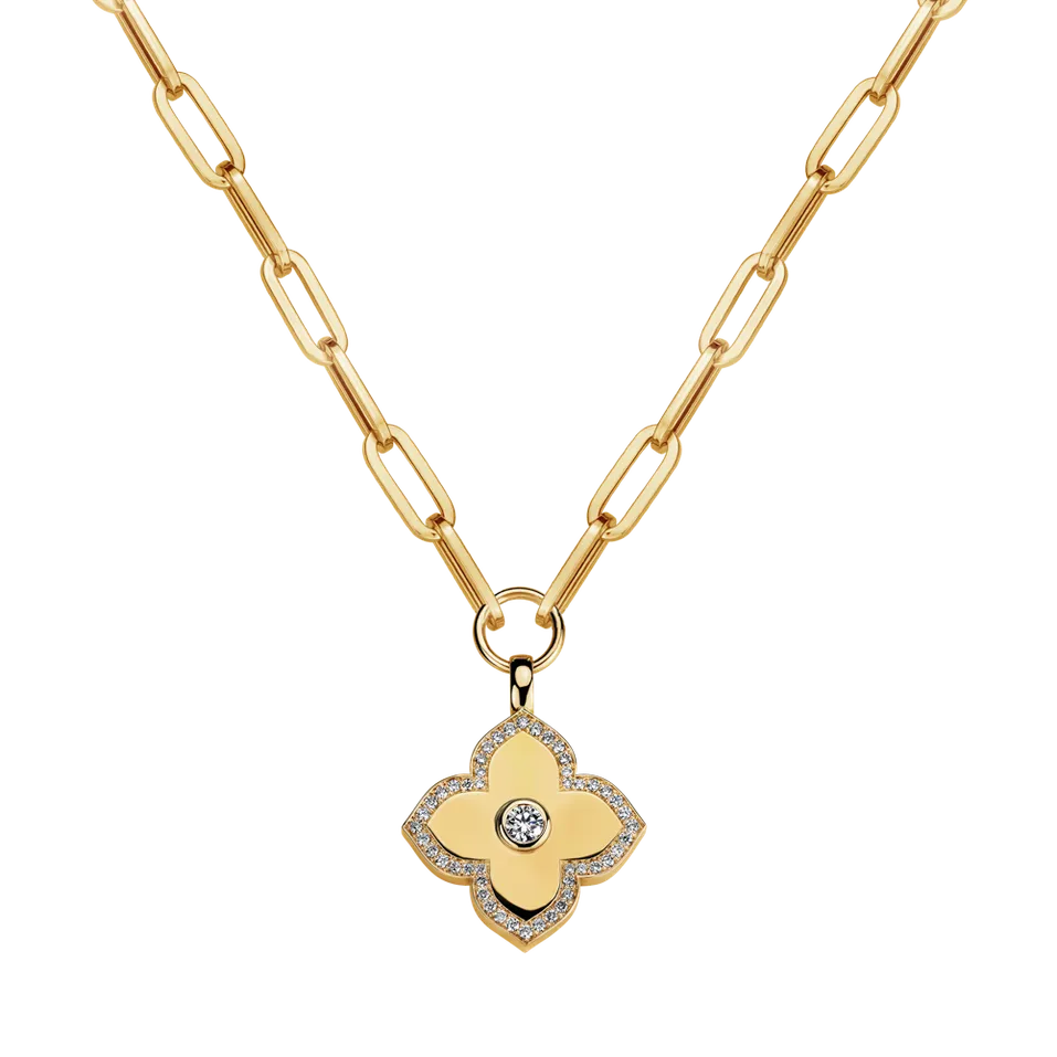 Náhrdelník s diamanty Lucky Star