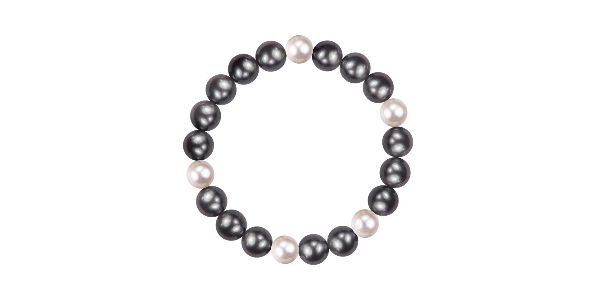 Perlový náramek Midnight Pearl