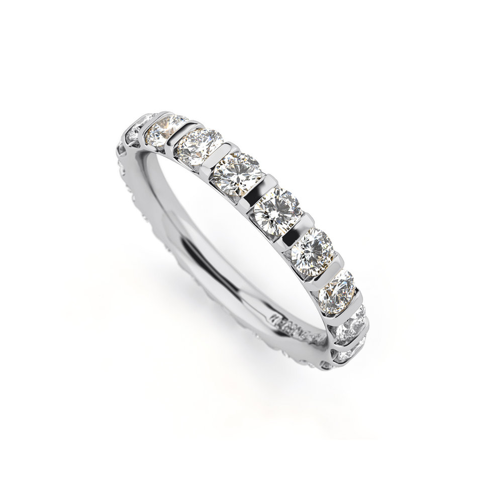 Prsten s diamanty Memory