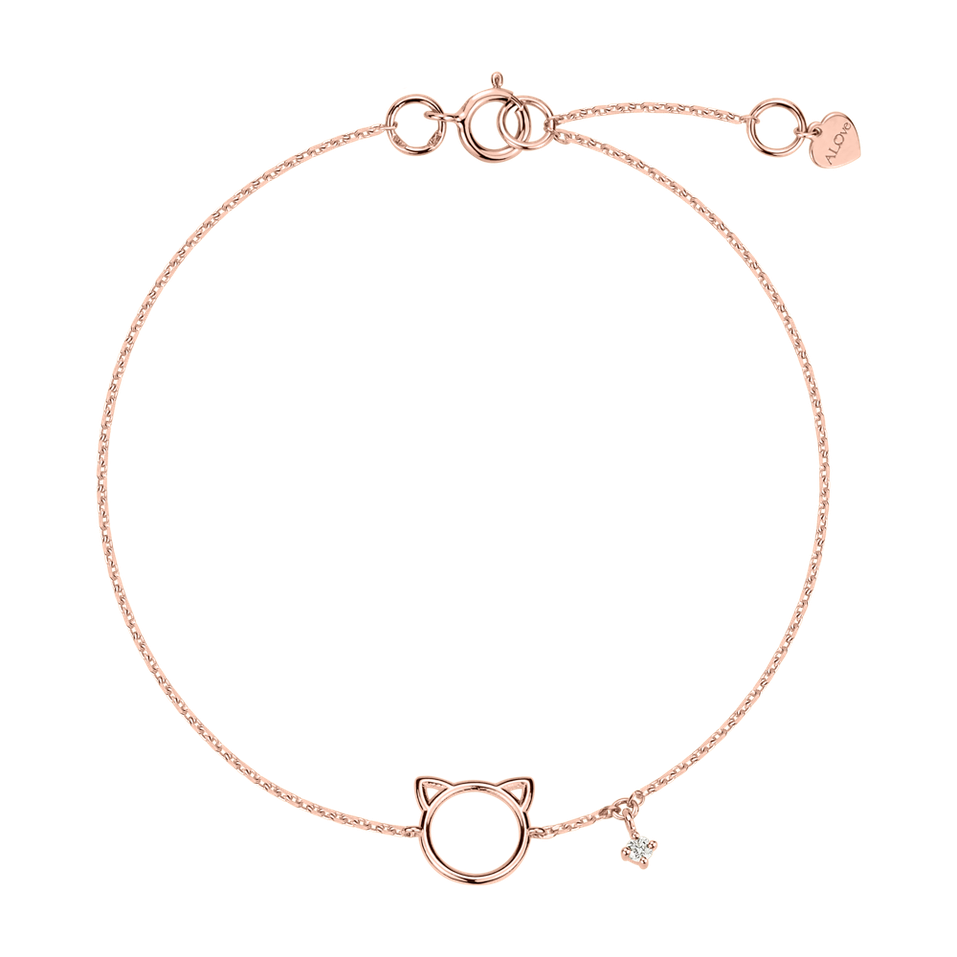 Náramek s diamantem Dear Pet