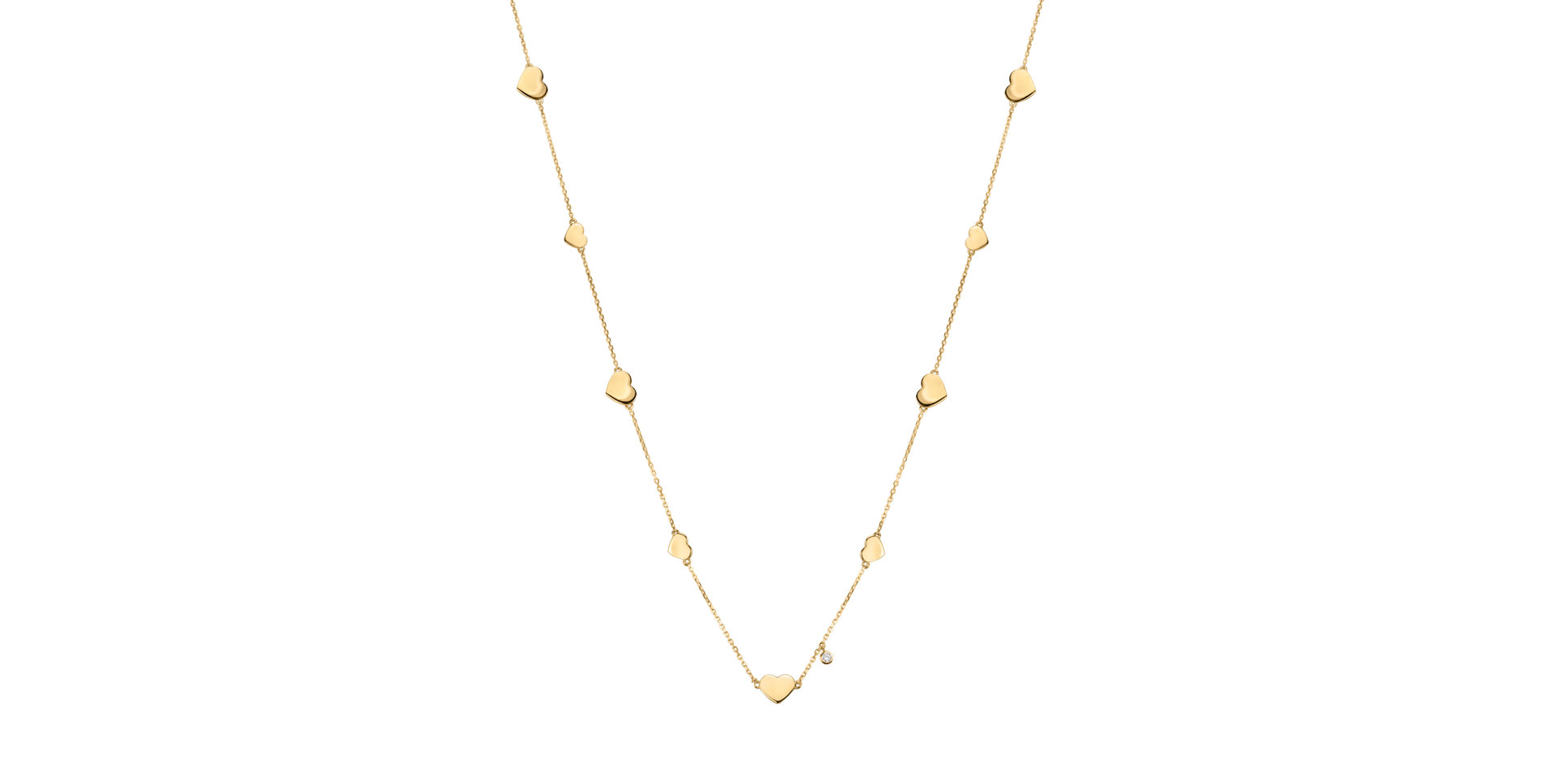 Náhrdelník s diamantem Heartlyn