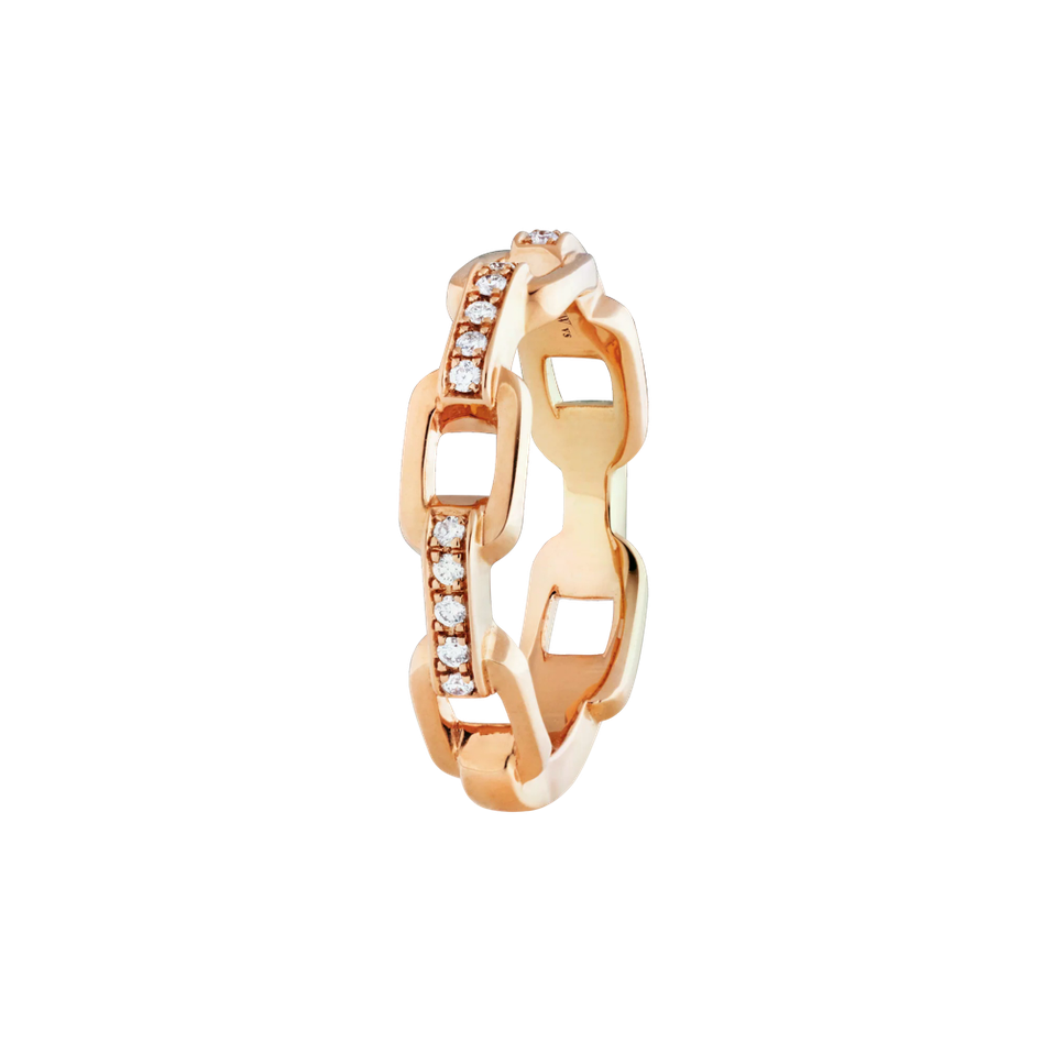 Prsten s diamanty Love Lock