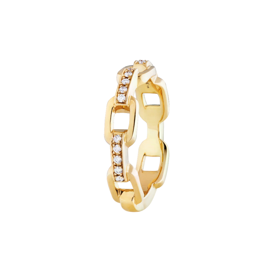 Prsten s diamanty Love Lock