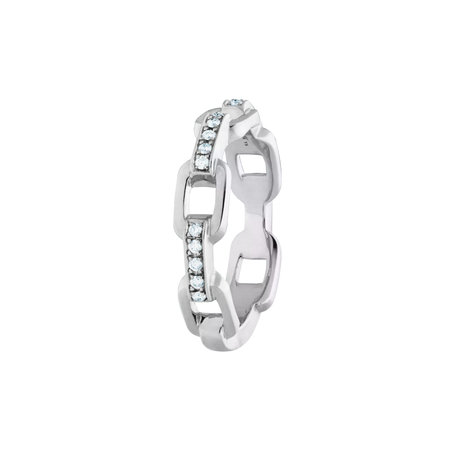 Prsten s diamanty Love Lock