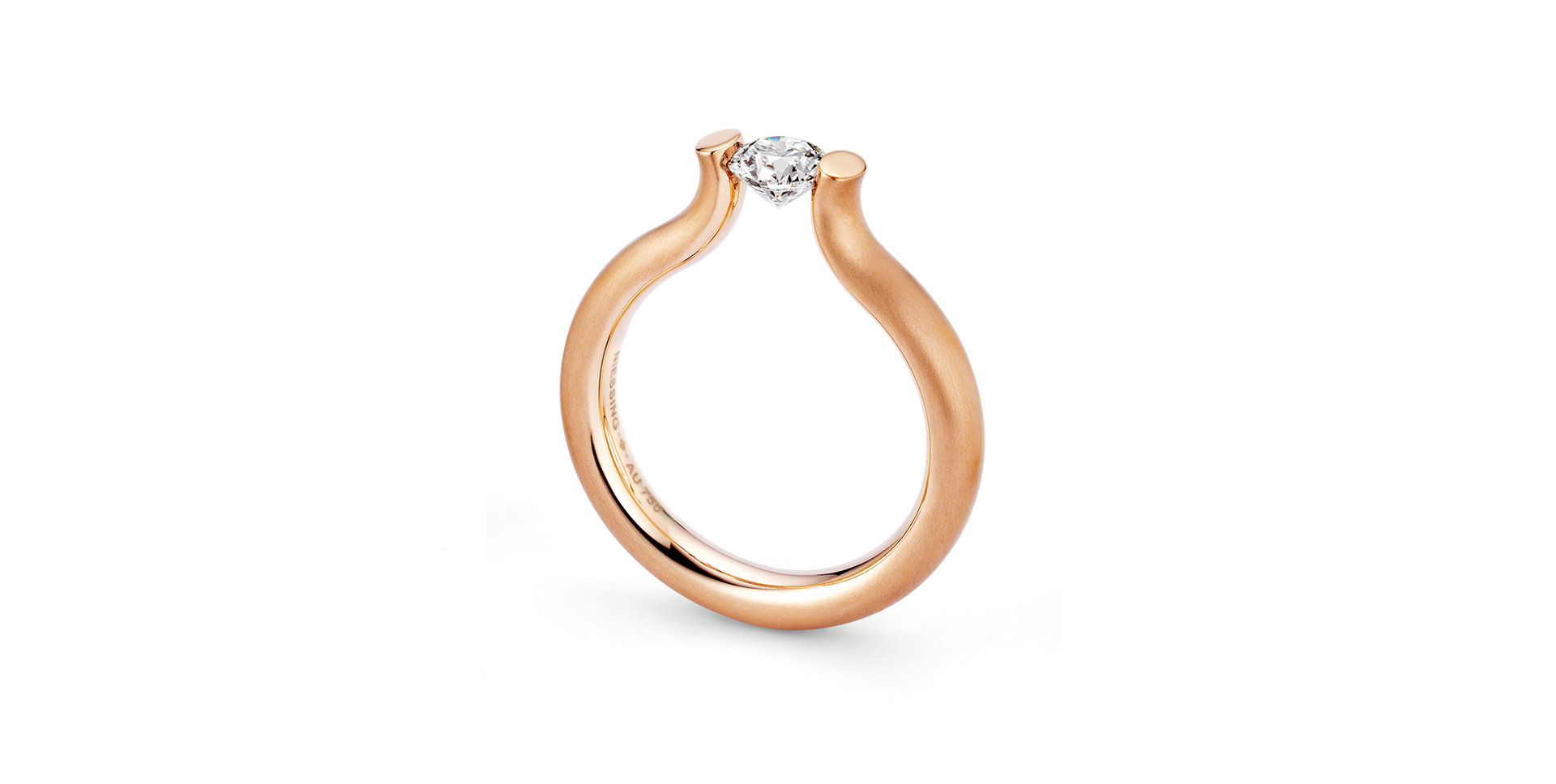 Prsten s diamantem Spannring Heaven