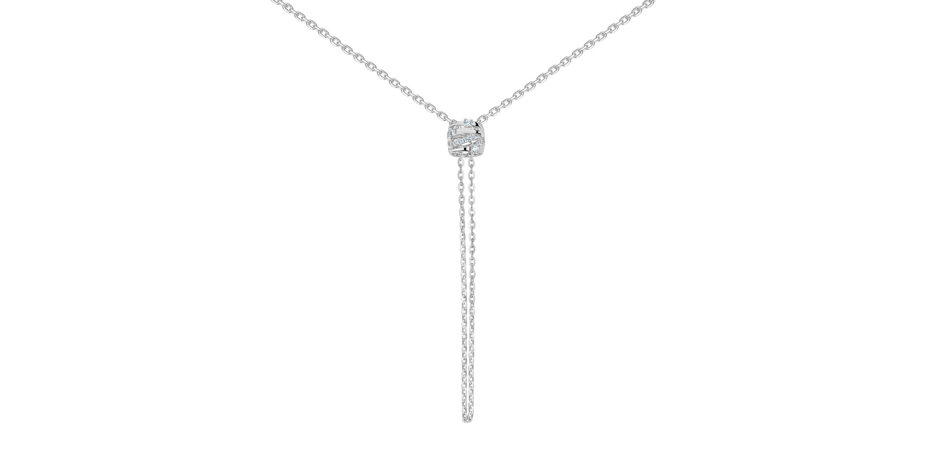 Náhrdelník s diamanty Golden Verse