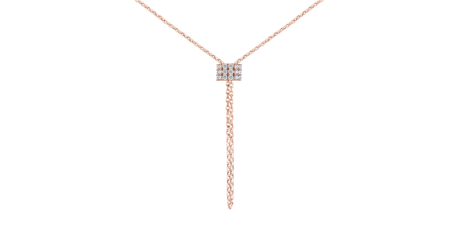 Náhrdelník s diamanty Izel