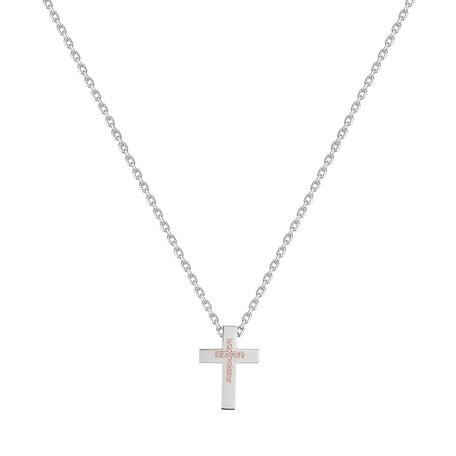 Náhrdelník s diamanty Cross