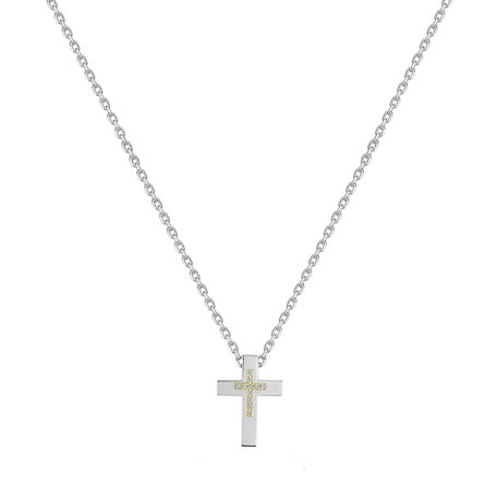 Náhrdelník s diamanty Cross