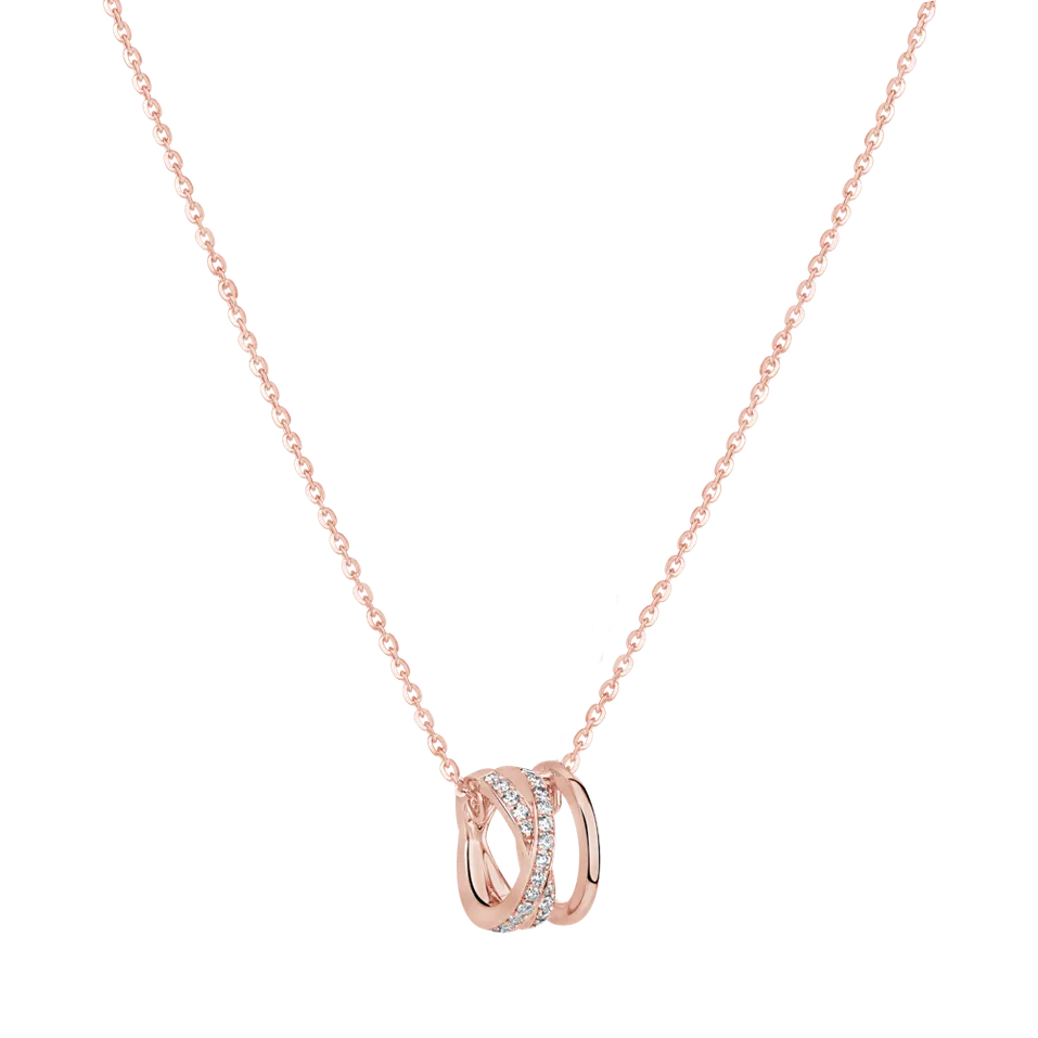 Náhrdelník s diamanty Sven
