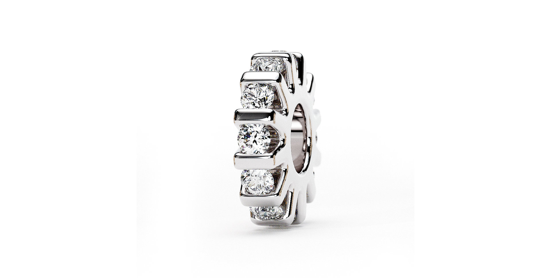 Přívěs s diamanty, platina Colette C