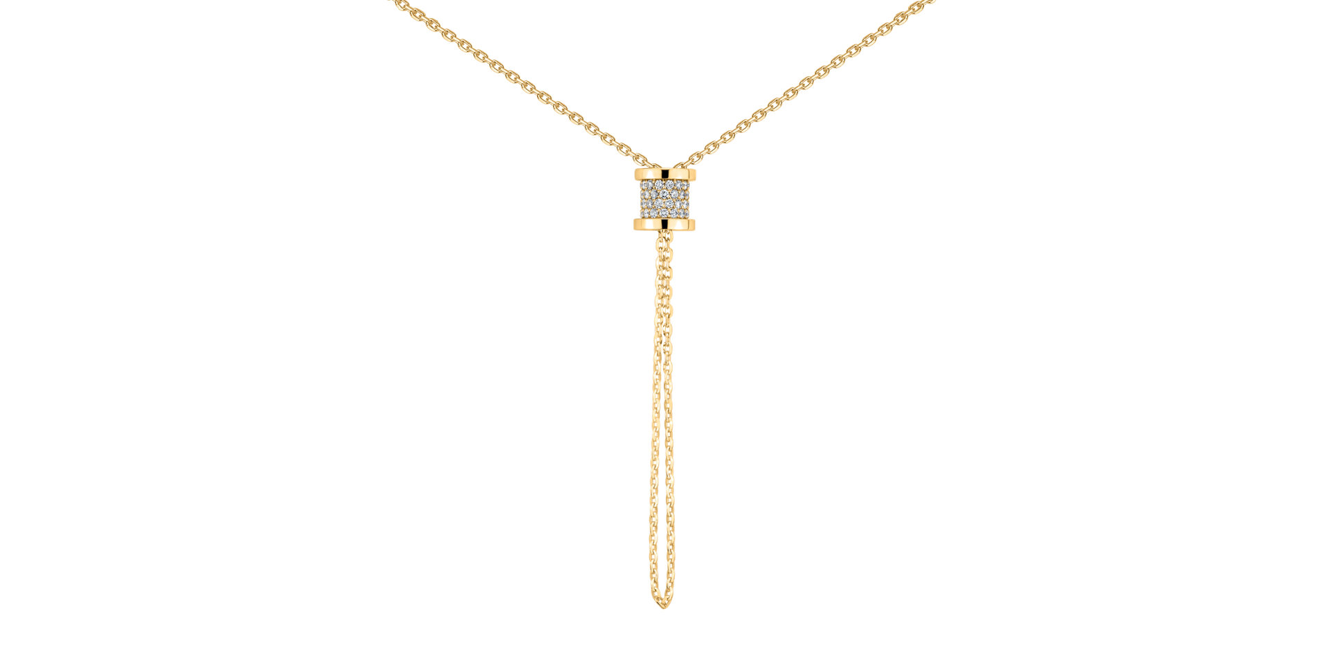 Náhrdelník s diamanty Timeless Spiral