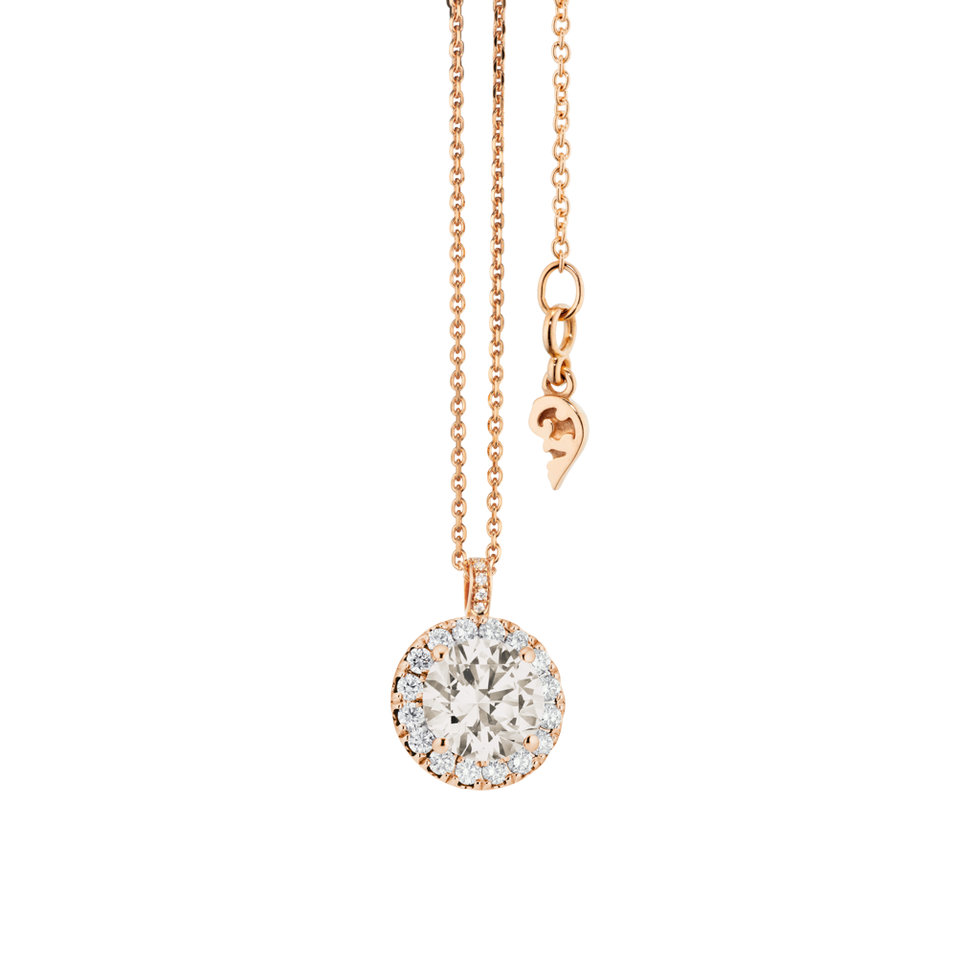 Náhrdelník s diamanty The Romance Collection