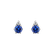 Náušnice s diamantem a tanzanitem Lux2