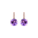 Náušnice s diamanty a ametystem Zorabelle2