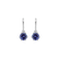 Náušnice s diamantem a tanzanitem Midnight Serenity2