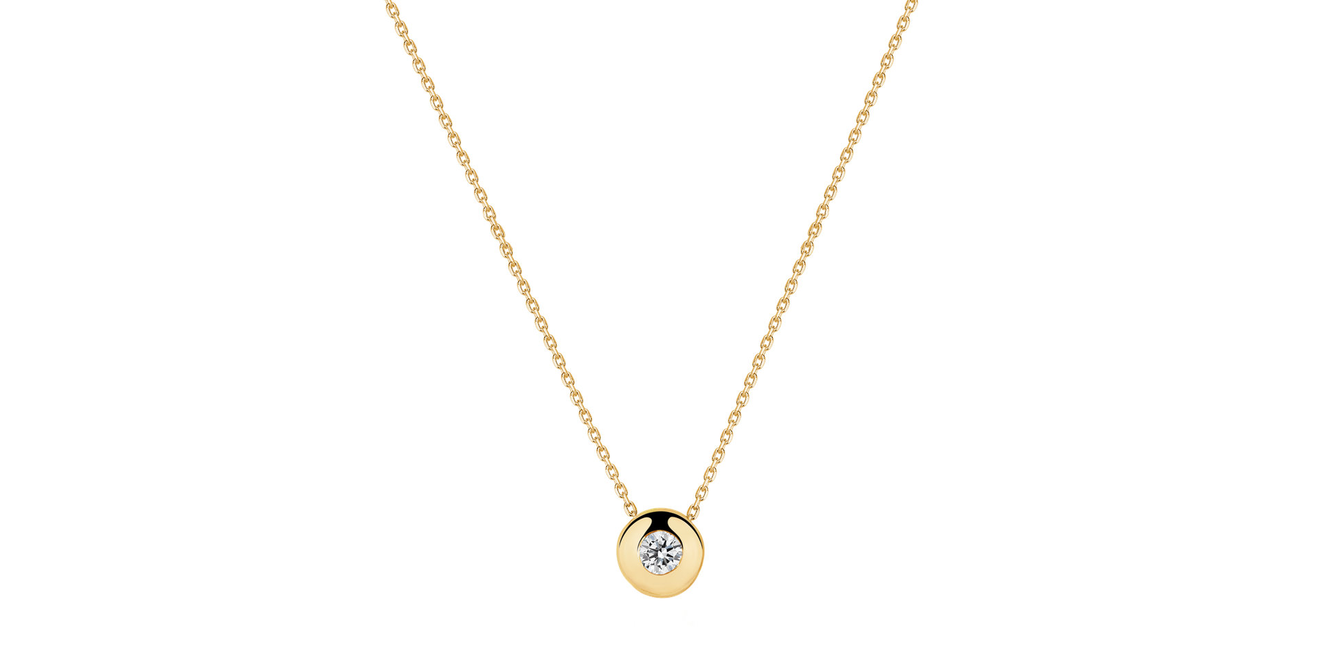 Náhrdelník s diamantem Sweet Dot