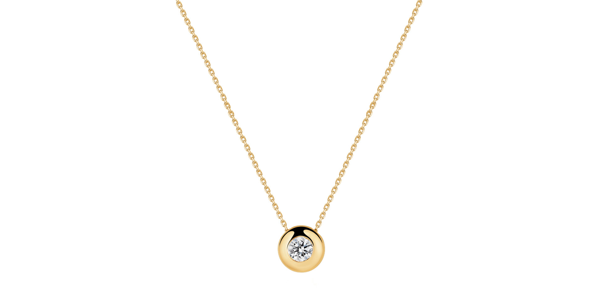 Náhrdelník s diamantem Sweet Dot