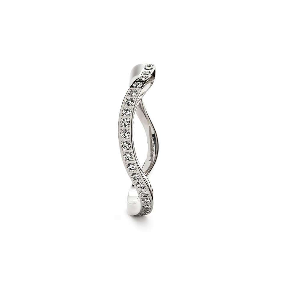Prsten s diamanty Setario Wave Diamond