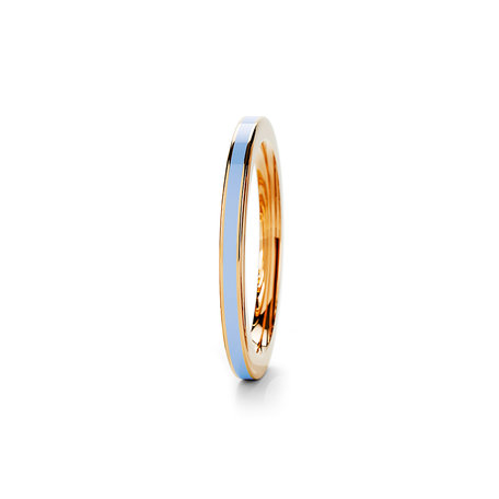 Prsten s emailem ice blue Setario