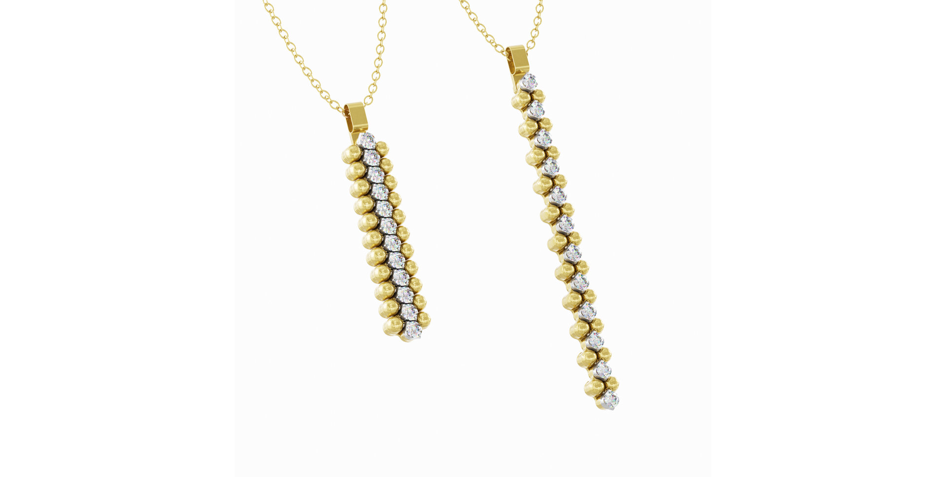 Náhrdelník s diamanty Brevetto