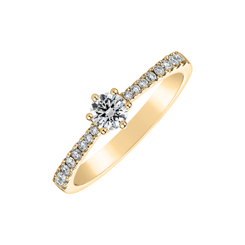 Prsten a diamanty Classic Dew