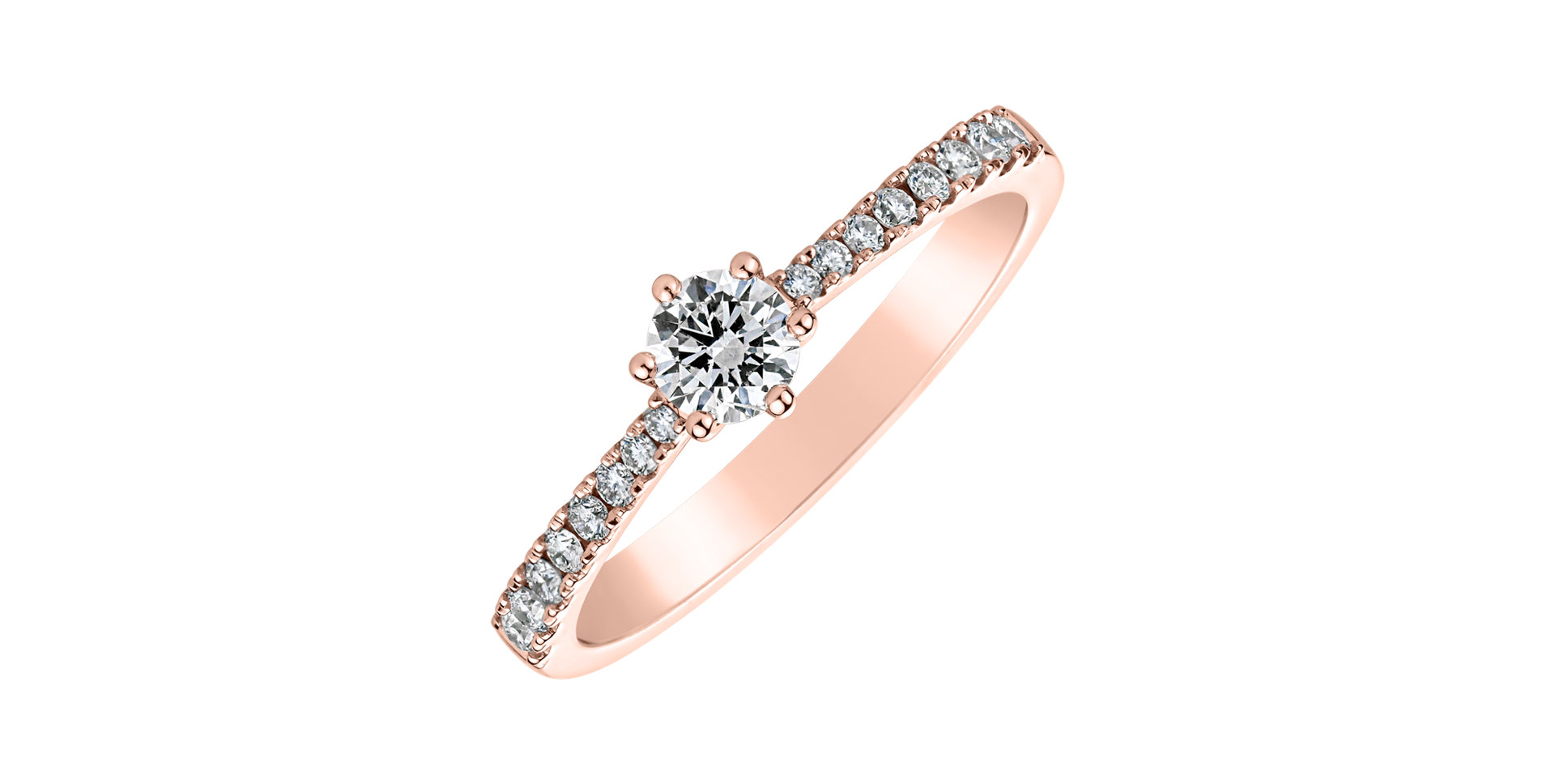 Prsten s diamanty Classic Dew