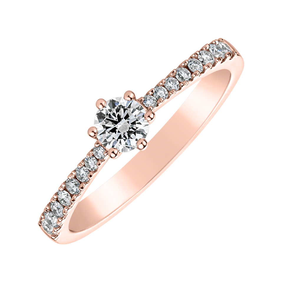 Prsten s diamanty Classic Dew