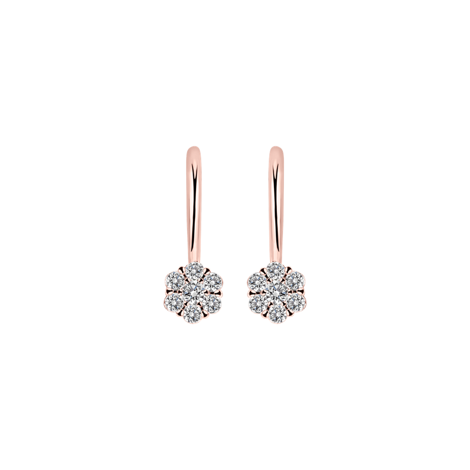Náušnice s diamanty Brilliance