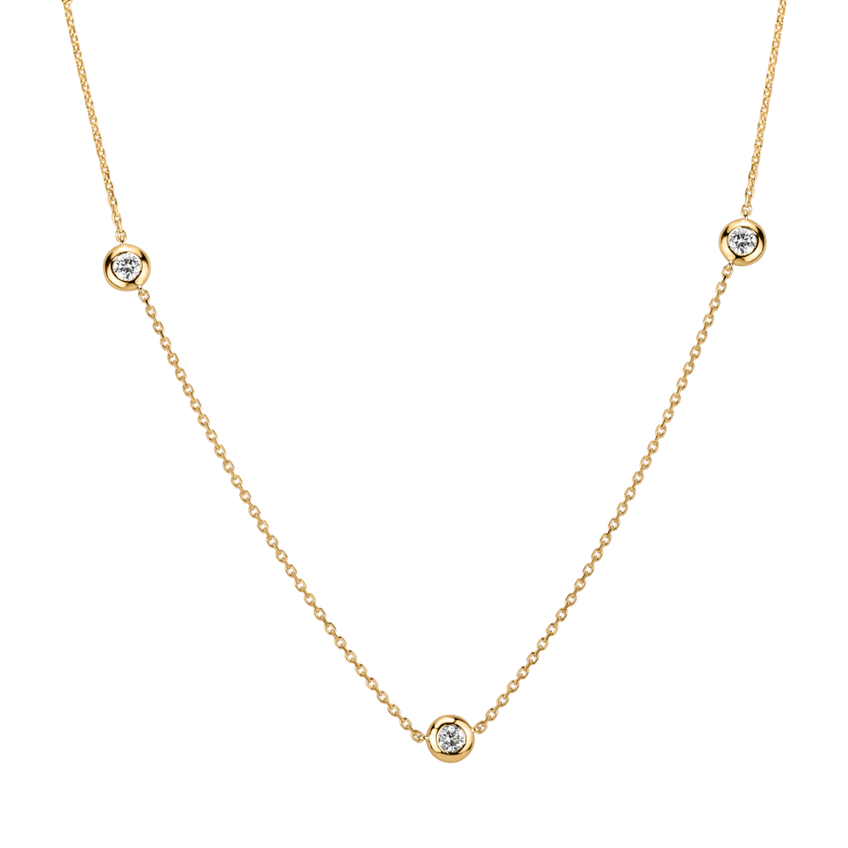 Náhrdelník s diamanty Sparkling Dots