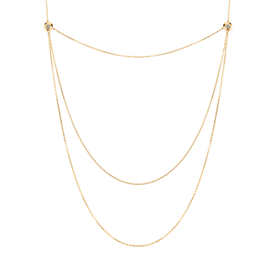 Náhrdelník s diamanty Rain Parade