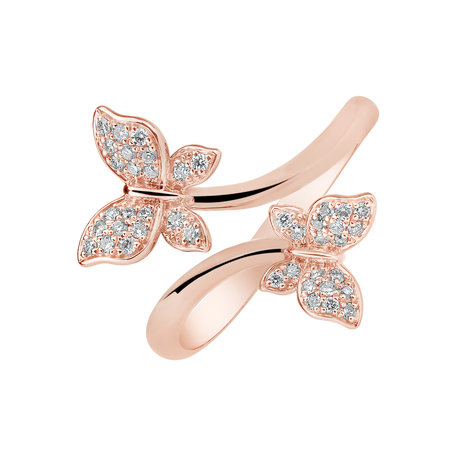 Prsten s diamanty Dancing Wings