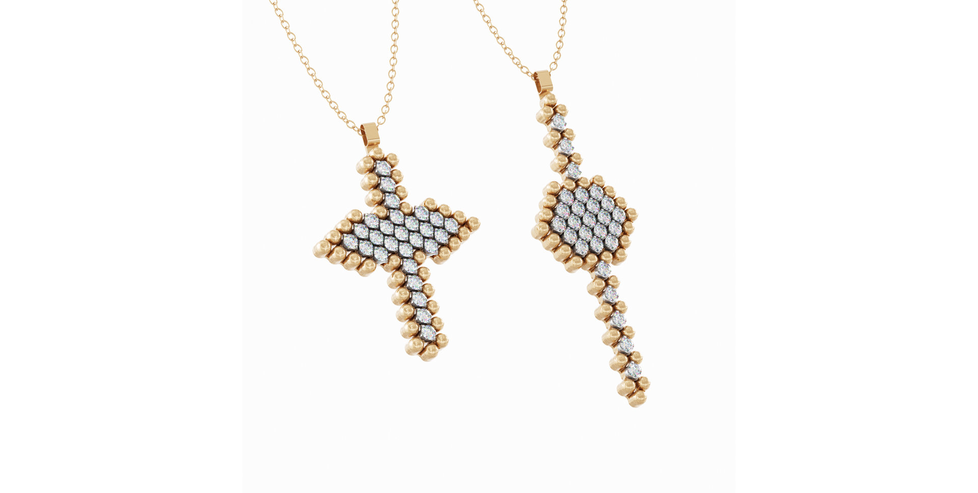 Náhrdelník s diamanty Brevetto