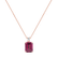 Náhrdelník s diamantem a rhodolitem Royal Cordelia2
