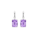 Náušnice s diamantem a ametystem Royal Anne2