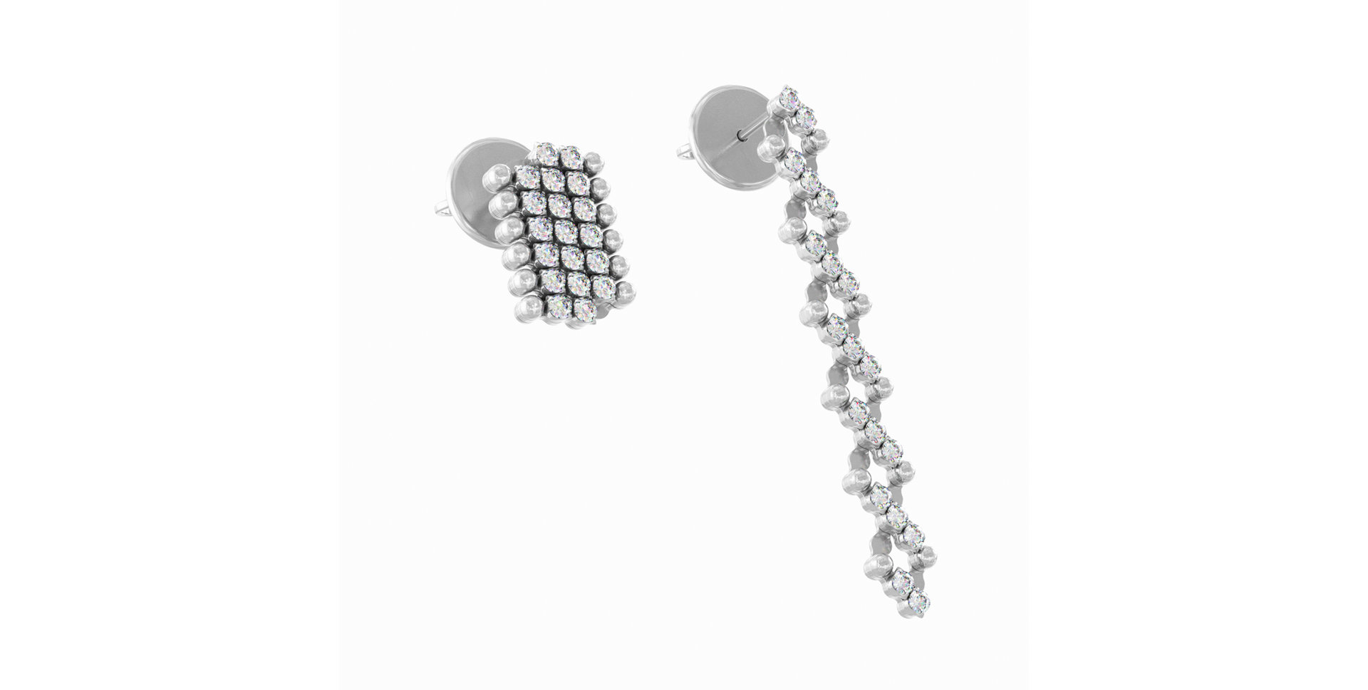 Náušnice s diamanty Brevetto