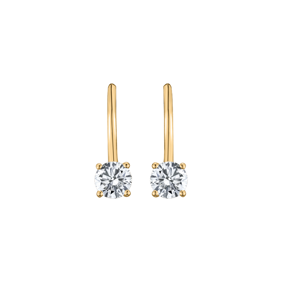 Náušnice s diamantem Gleam