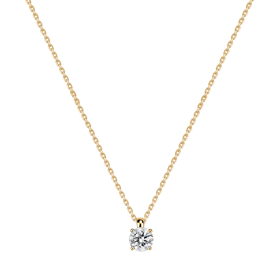 Náhrdelník s diamantem Soft Light