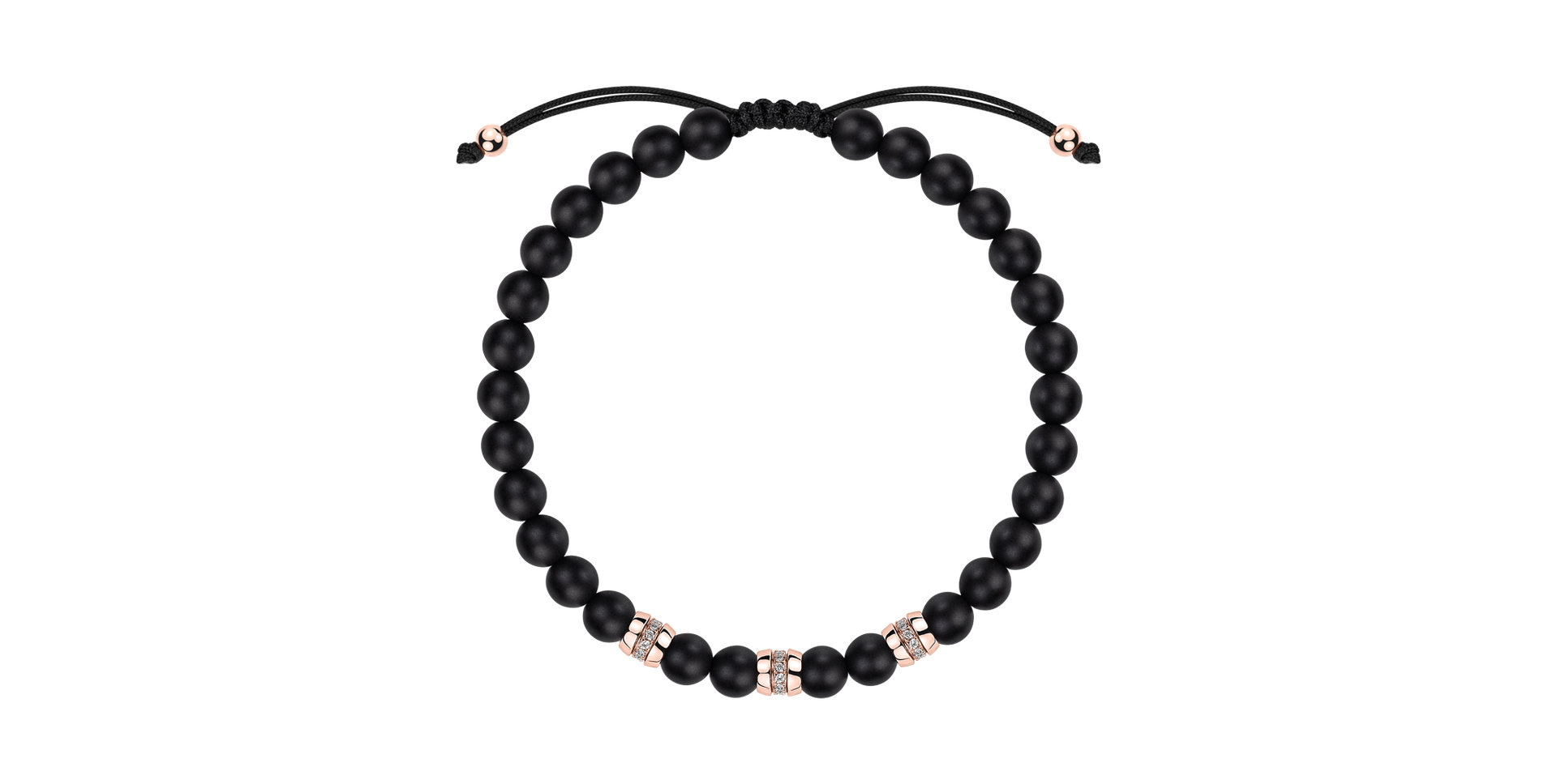 Náramek s diamanty a acháty Stillstorm