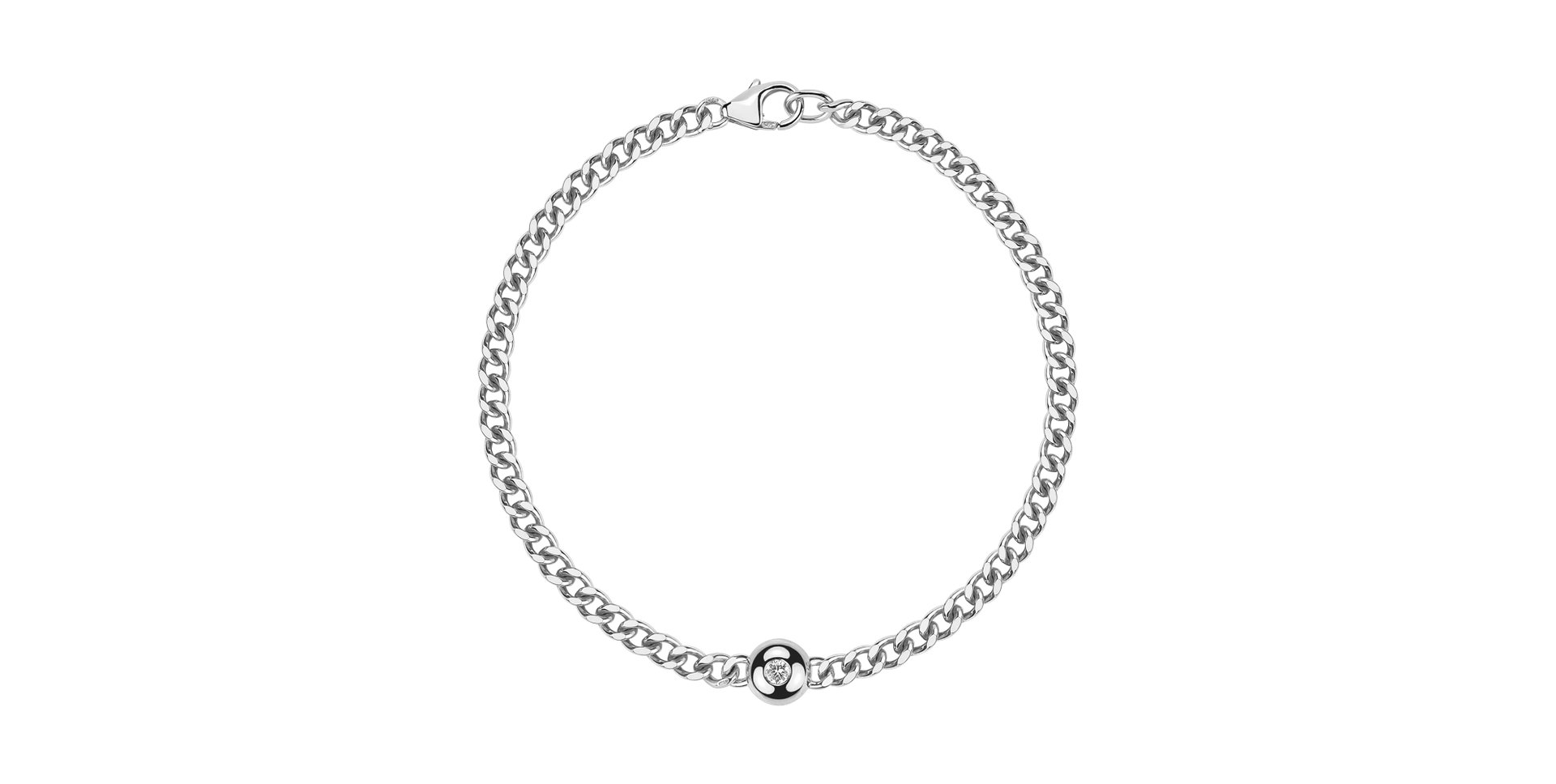 Náramek s diamantem Circle of Clarity