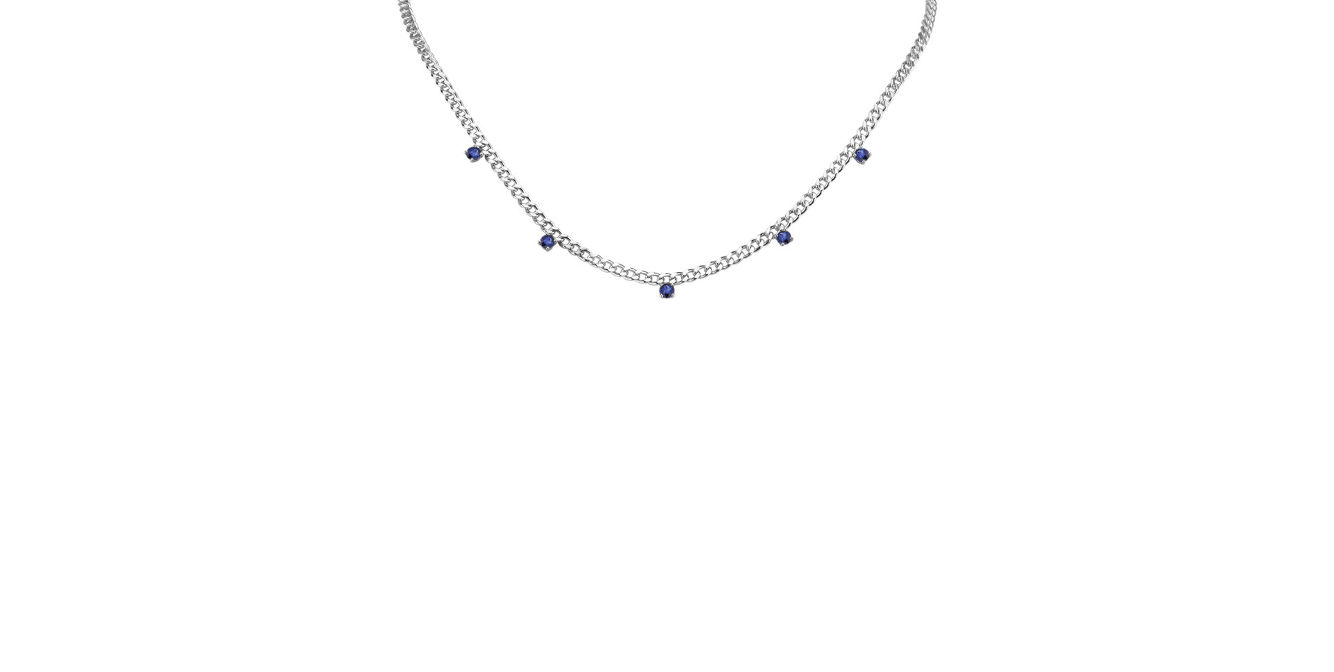 Náhrdelník se safíry Lucky Raindrops