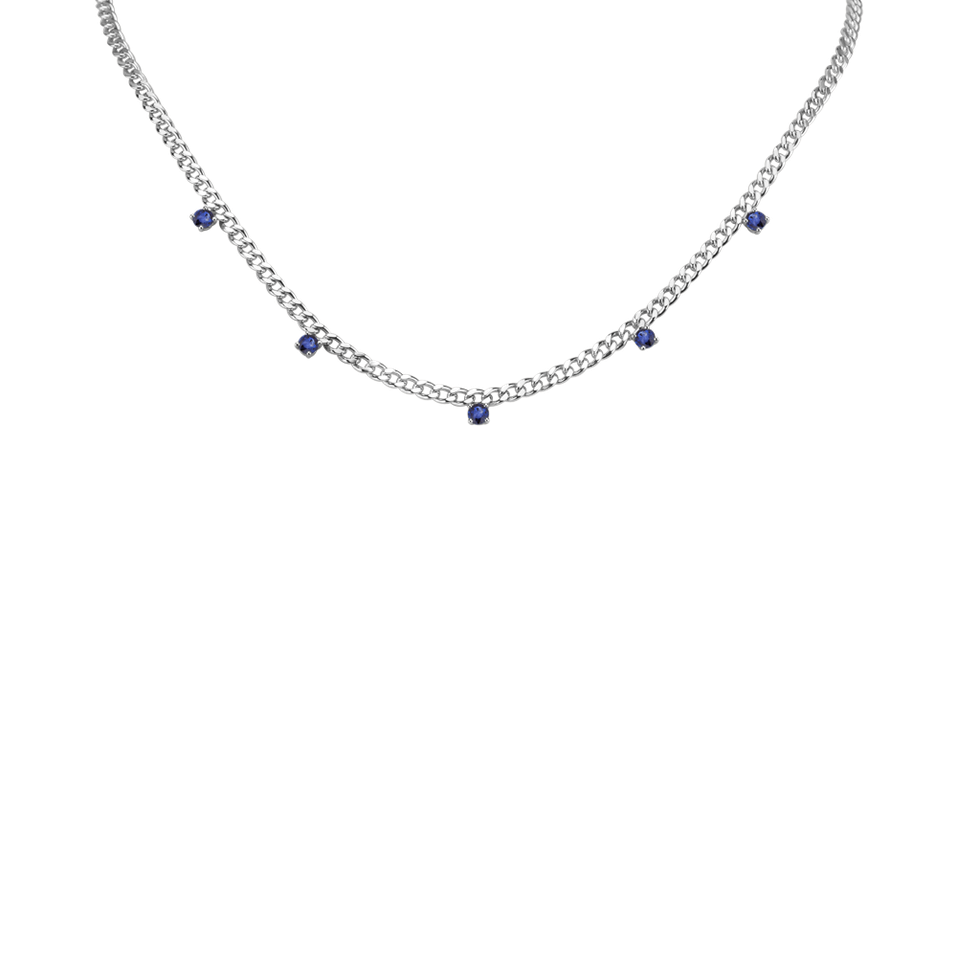 Náhrdelník se safíry Lucky Raindrops