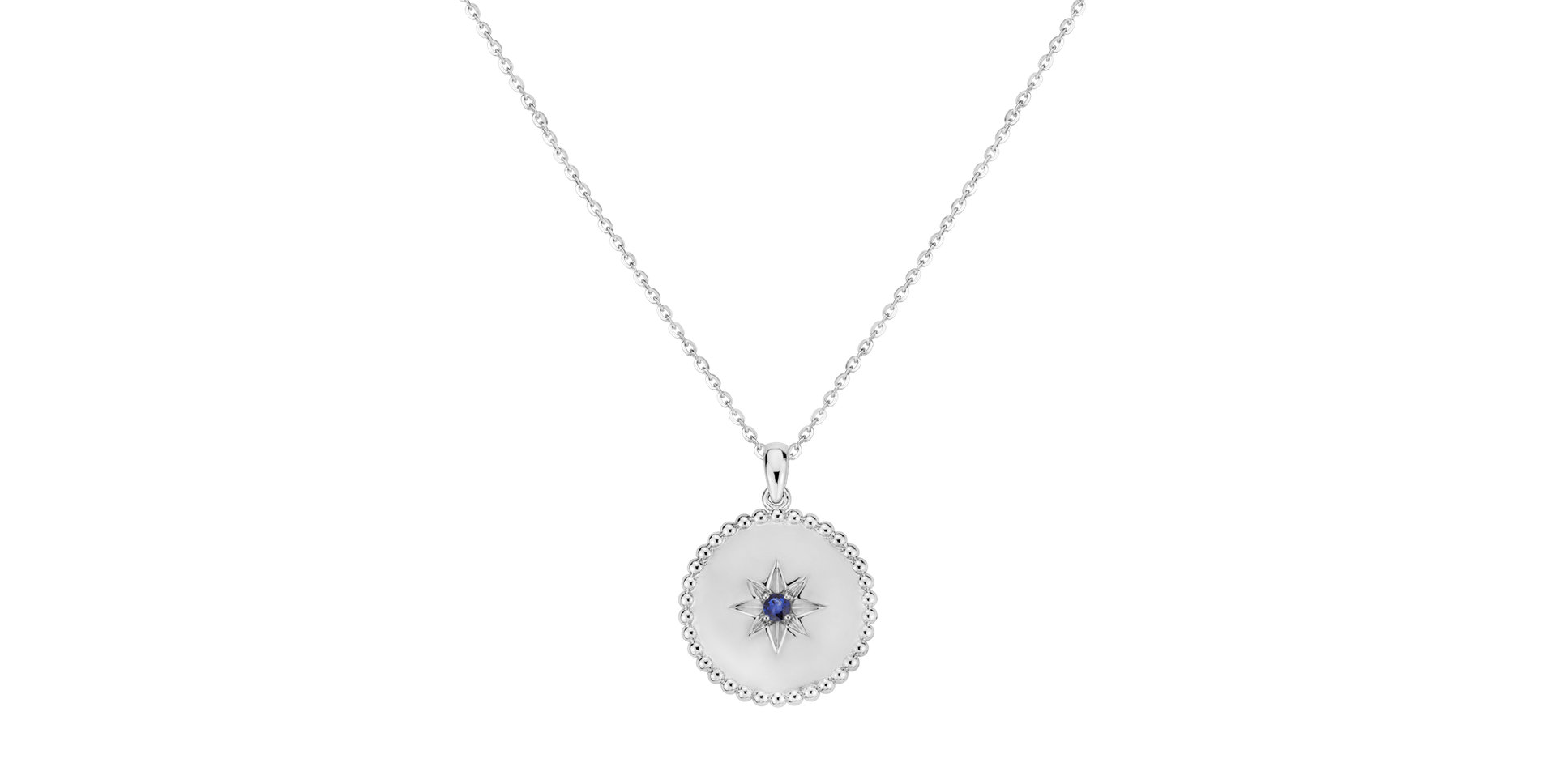 Náhrdelník se safírem Star of Life