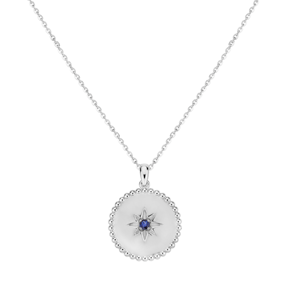 Náhrdelník se safírem Star of Life