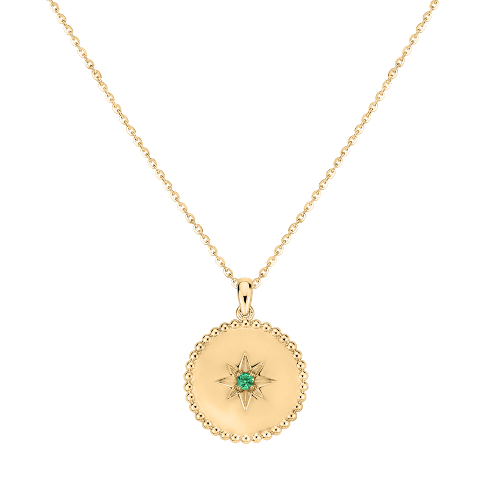 Náhrdelník se smaragdem Star of Life