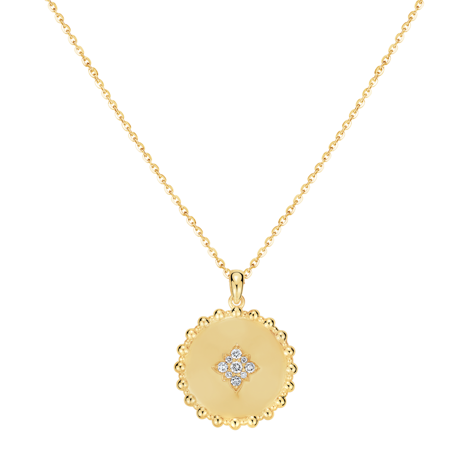 Náhrdelník s diamanty Piece of Sun