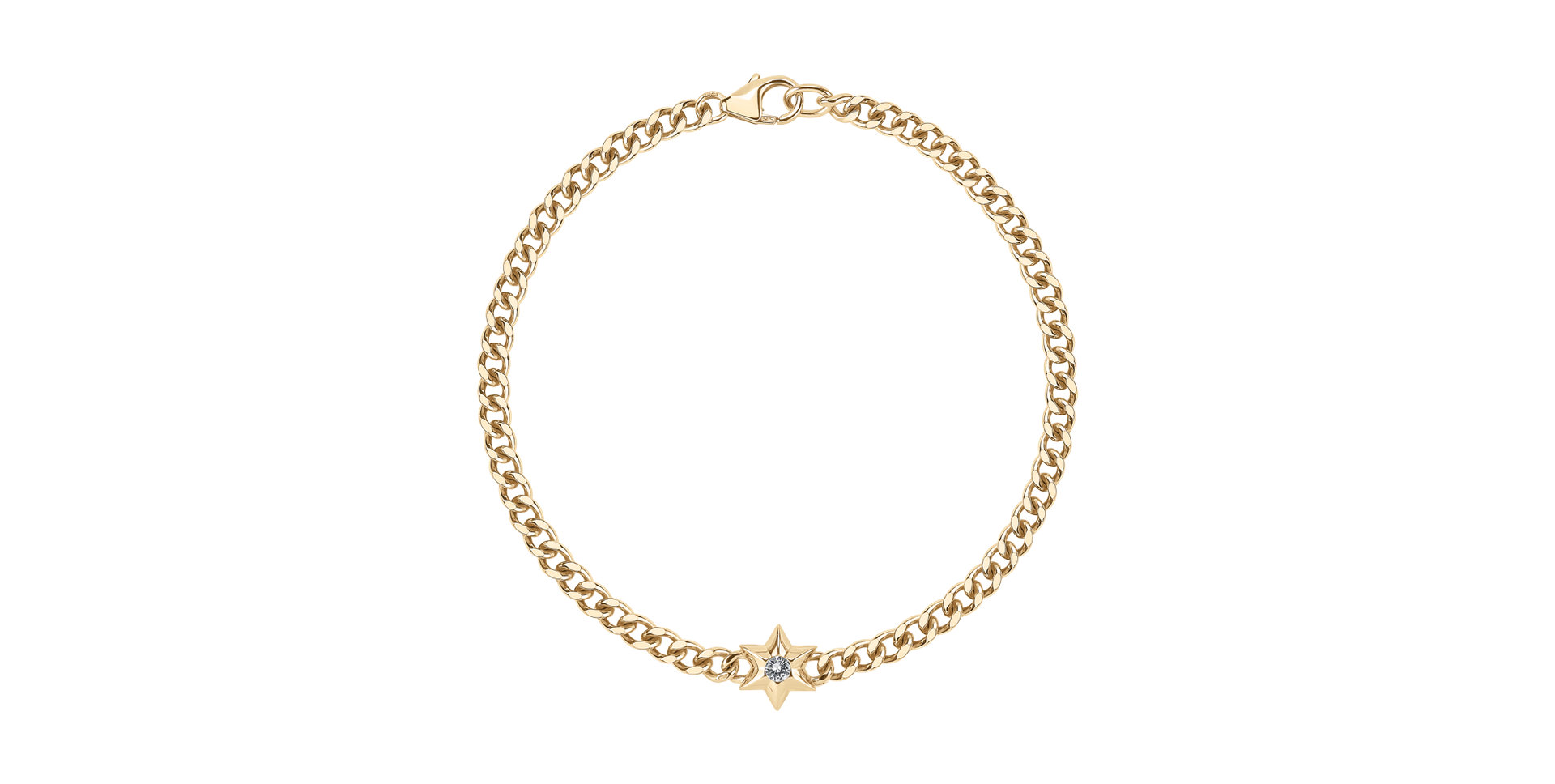 Náramek s diamantem Core of Light